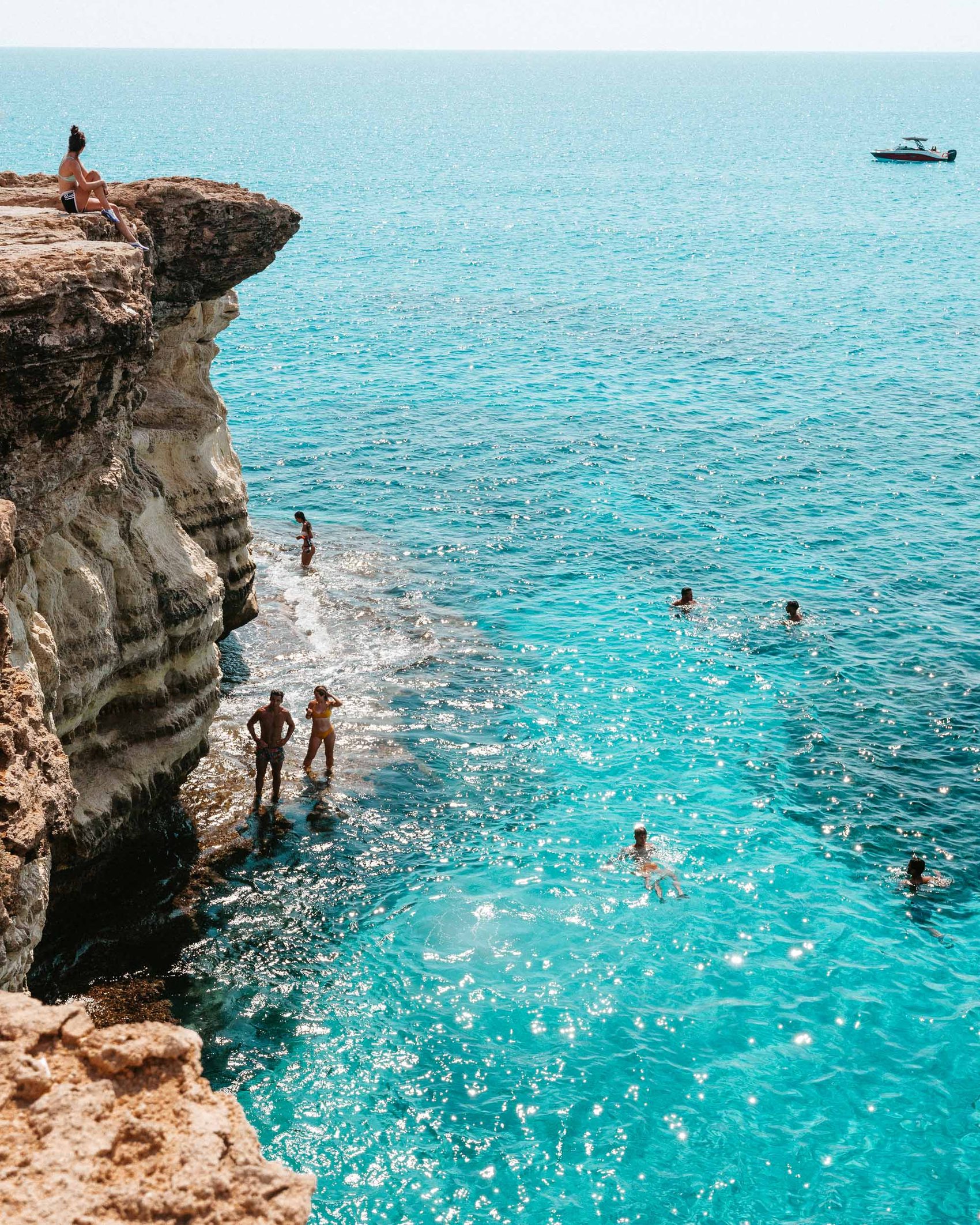 The coastline near Coral Bay