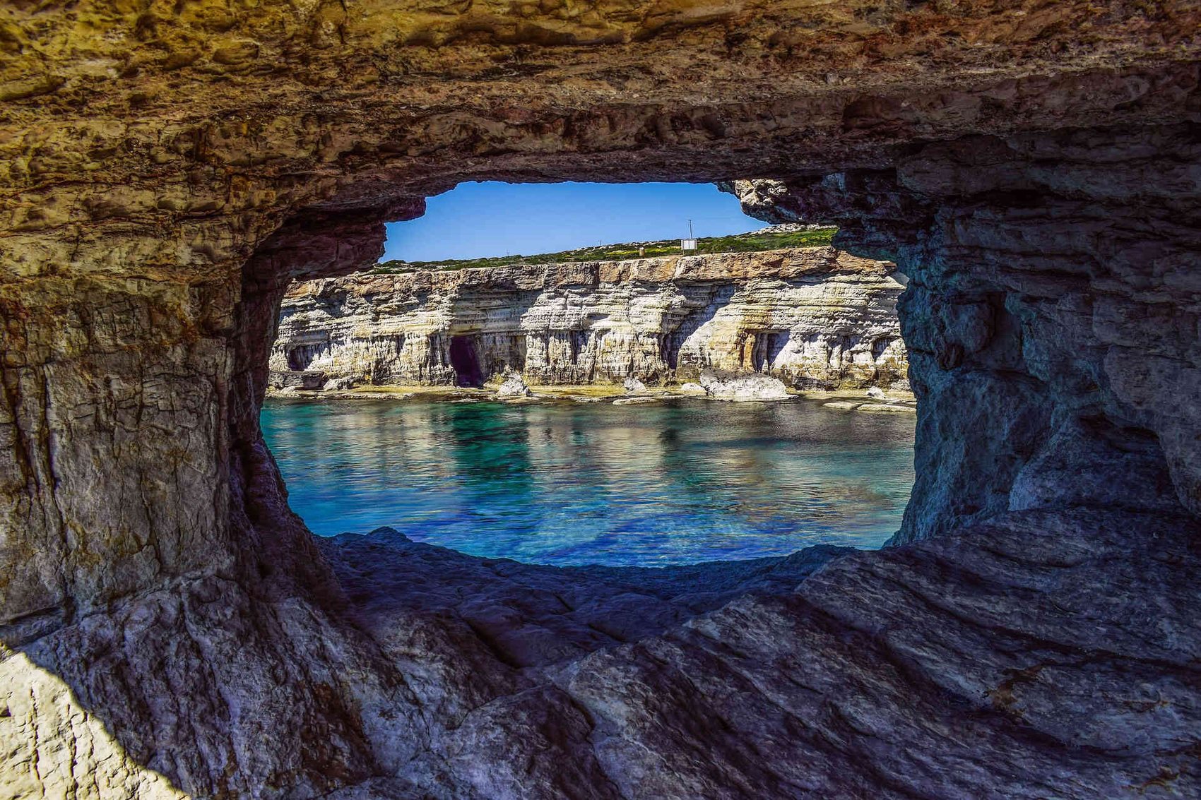 The sea caves